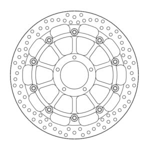 Moto-Master Racing Halo Jarrulevy eteen Ducati: Panigale 1199