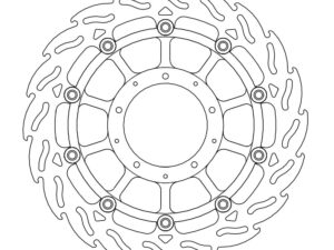 Moto-Master Flame Jarrulevy eteen oikea Honda: VFR1200F / DCT / Parking brake