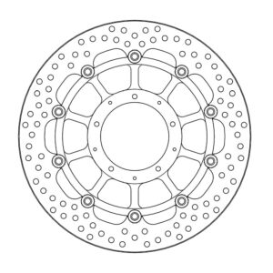 Moto-Master Halo Jarrulevy eteen Honda: VFR1200F / DCT / Parking brake