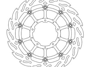 Moto-Master Flame Jarrulevy eteen vasen Honda: CBR1000RR Fireblade, SP 2017-->