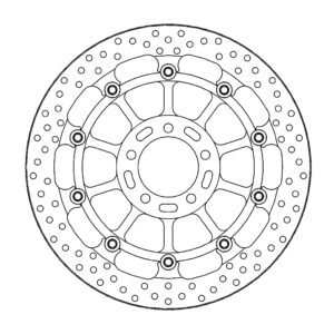 Moto-Master Racing Halo Jarrulevy eteen Kawasaki: ZX-10RR