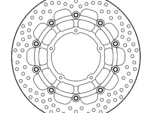 Motomaster Halo Jarrulevy eteen right Honda: CRF 1100 L Africa Twin Adventure Sp