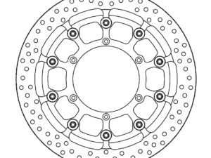 Motomaster Supermoto Racing Jarrulevy eteen Yamaha (T-floater HALO Ø320x5.5x34mm