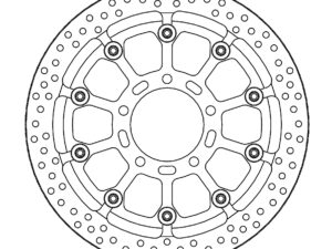 Motomaster Prof. Halo Jarrulevy eteen Kawasaki: ZX6R, ZX10R (T-floater 310x6.0x3