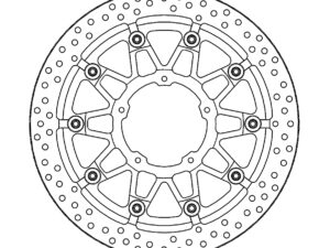 Motomaster Prof. Halo Jarrulevy eteen Honda: CBR 1000RR-R, SP (T-floater 330x6.0