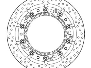 Motomaster Prof. Halo Jarrulevy eteen BMW: S1000RR (T-floater 320x6.0x34mm ABS)