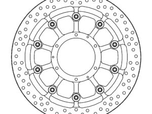 Motomaster Prof. Halo Jarrulevy eteen Honda: CBR1000RR 2008-2016(T-floater 320x6