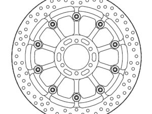Motomaster Prof. Halo Jarrulevy eteen Aprilia, Ducati, KTM,(T-floater 320x6x34mm