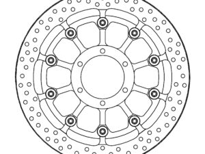 Motomaster Prof Halo Jarrulevy eteen BMW: S1000RR(T-floater 320x7.1x30mm ABS)