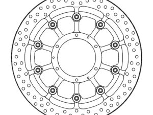 Motomaster Prof Halo Jarrulevy eteen Honda: CBR1000RR '08-'16 (T-floater 320x7.1
