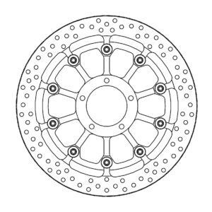Motomaster Prof. Halo Jarrulevy eteen Ducati: Monster 1000S, S4R (T-floater 320x