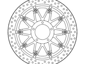 Motomaster Prof. Halo Jarrulevy eteen Ducati V4, Superleggera, Panigale  (T-floa