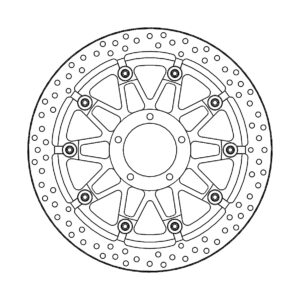 Motomaster Prof. Halo Jarrulevy eteen Ducati V4, Superleggera, Panigale  (T-floa