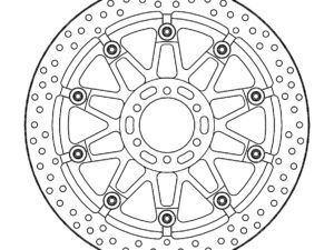 Motomaster Prof. Halo Jarrulevy eteen Aprilia RSV 4, Tuono V 4 (T-floater 330x7.