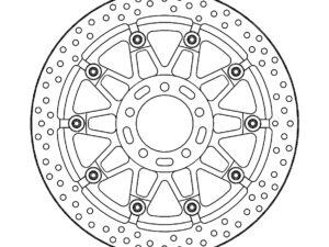 Motomaster Prof. Halo Jarrulevy eteen Kawasaki ZX-10R Ninja SE , Ninja RR (T-flo