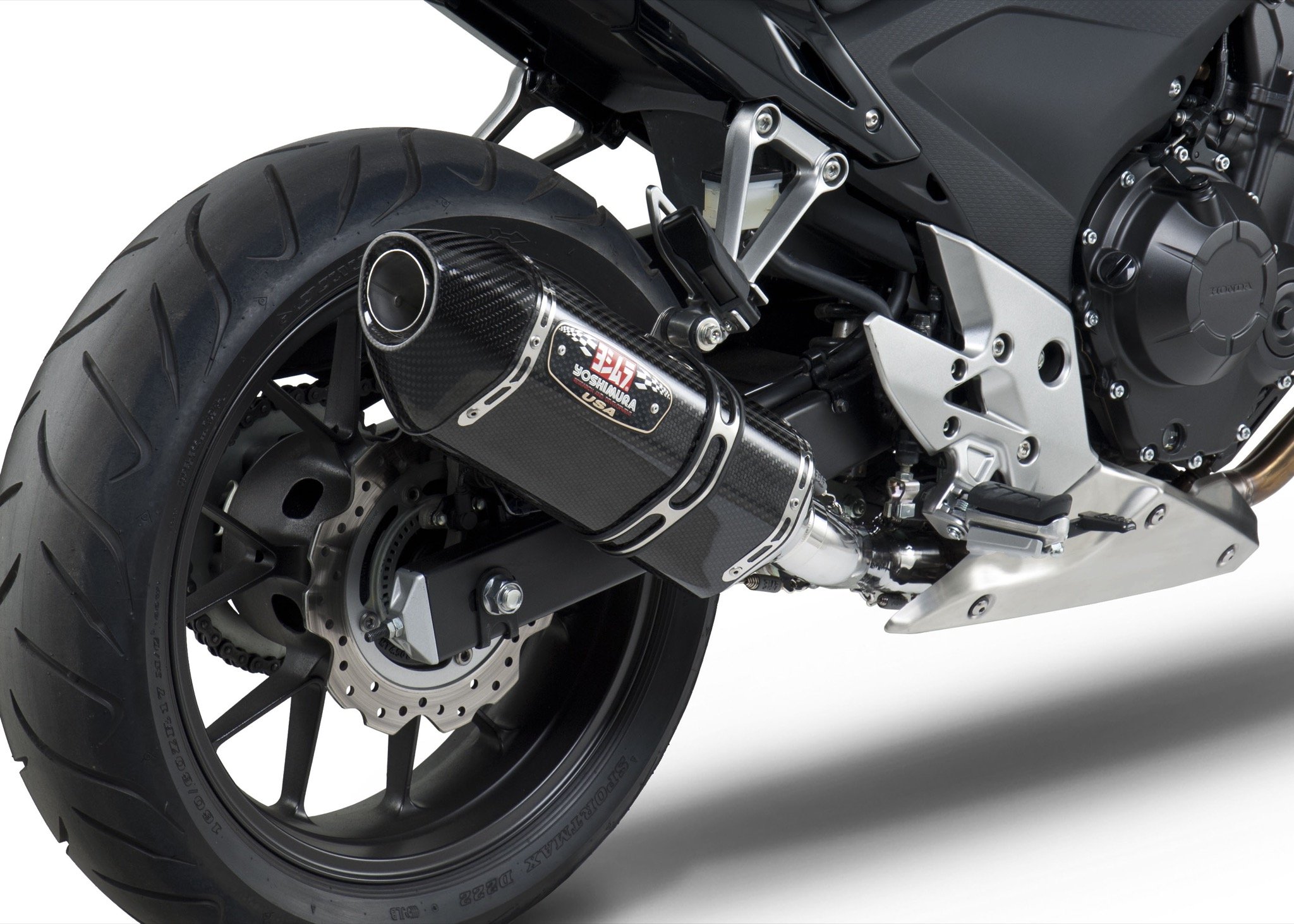 Yoshimura Slip-On Honda Cb500F/R500R 2013-15 Street R-77 So Ss-Cf-Cf