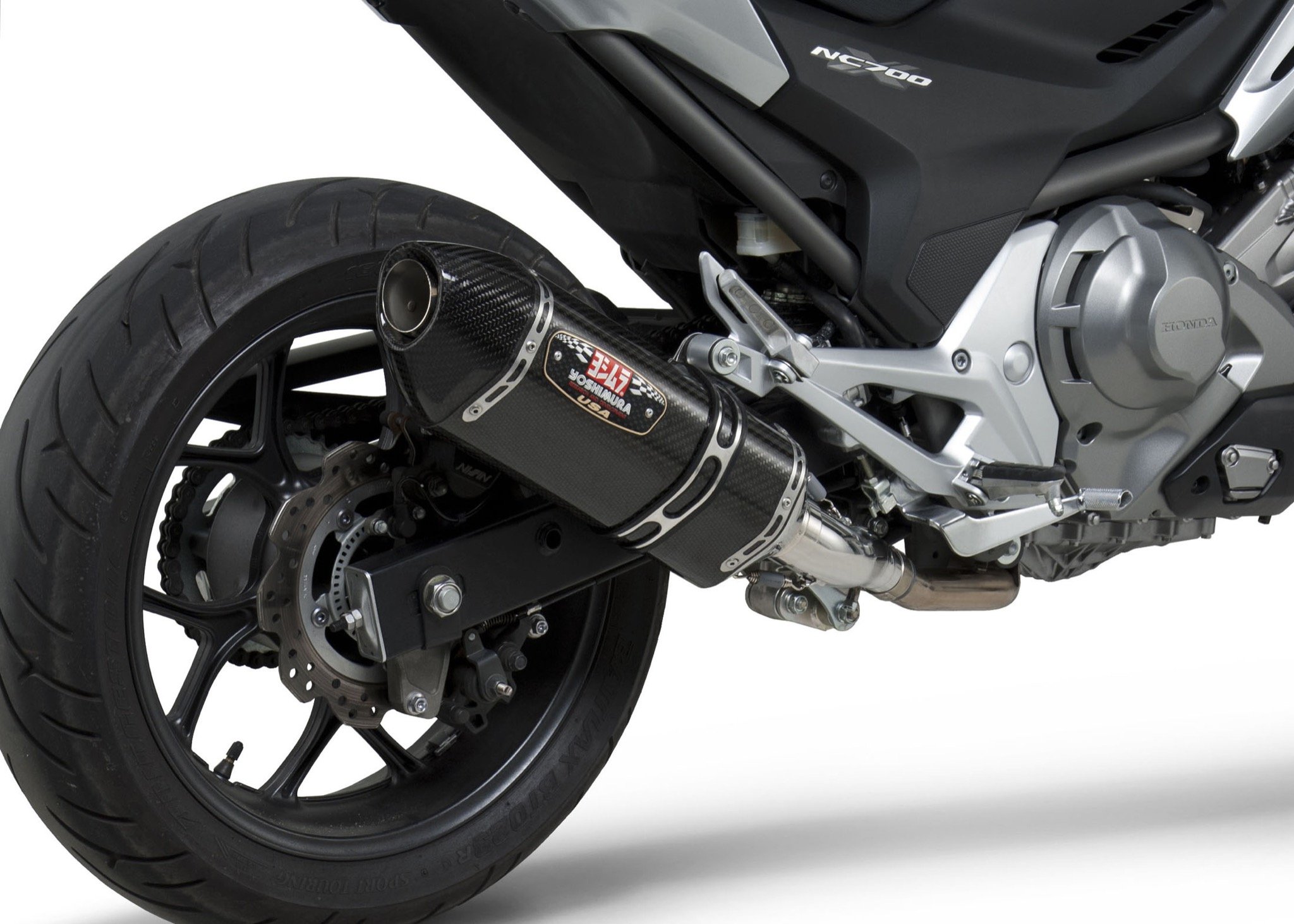 Yoshimura Slip-On Honda Nc700X 2012-15 Street R-77 So Ss-Cf-Cf