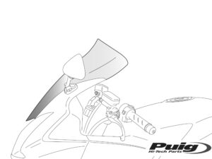 Puig Touring Screen Yamaha Fjr1300 01-05' C/Clear