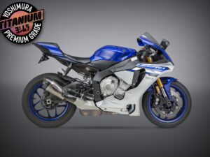 Yoshimura Slip-On Yamaha Yzf-R1/M/S 2015-19 Street Alpha T So Ti-Ti-Cf Works Fin