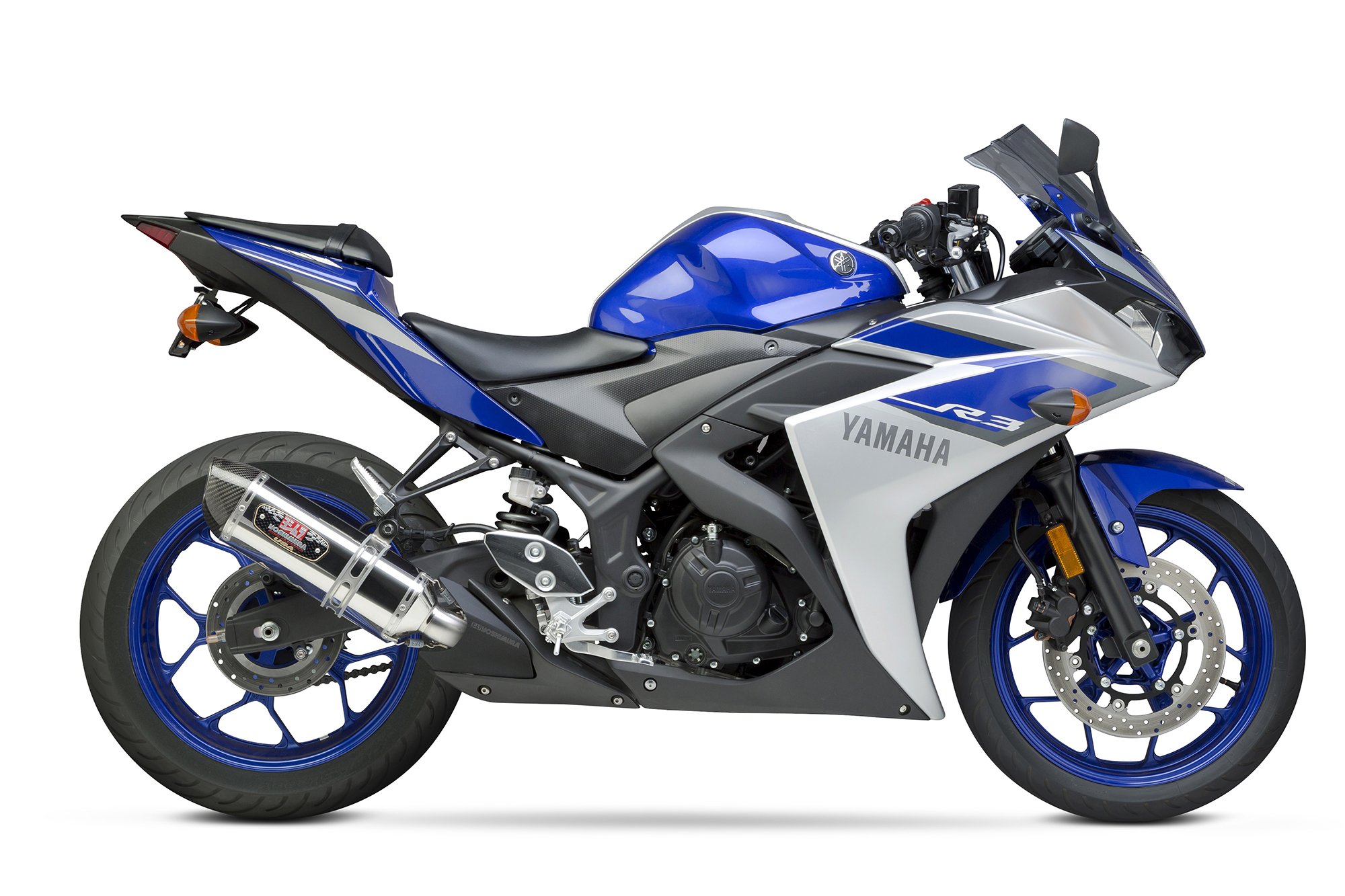 Yoshimura Slip-On Yamaha Yzf-R3 2015-19 Signature R-77 So Ss-Ss-Cf