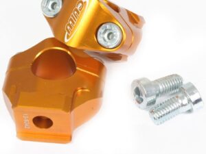 TMV Handlebar Clampset 22mm Off set Orange