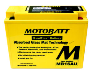 Motobatt akku, MB16AU