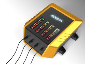 Motobatt Akkulaturi 4-kanavainen 9 step 12V 2,0 Amp