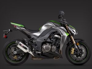 Yoshimura Slip-On Kawasaki Z1000 2014-16 Signature R-77 So Ss-Ss-Cf Dual