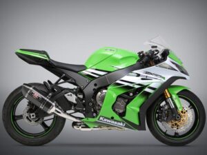 Yoshimura 3/4 System Exhaust Kawasaki Zx-10R 2011-15 Race R-77 3Qtr Ss-Cf-Cf