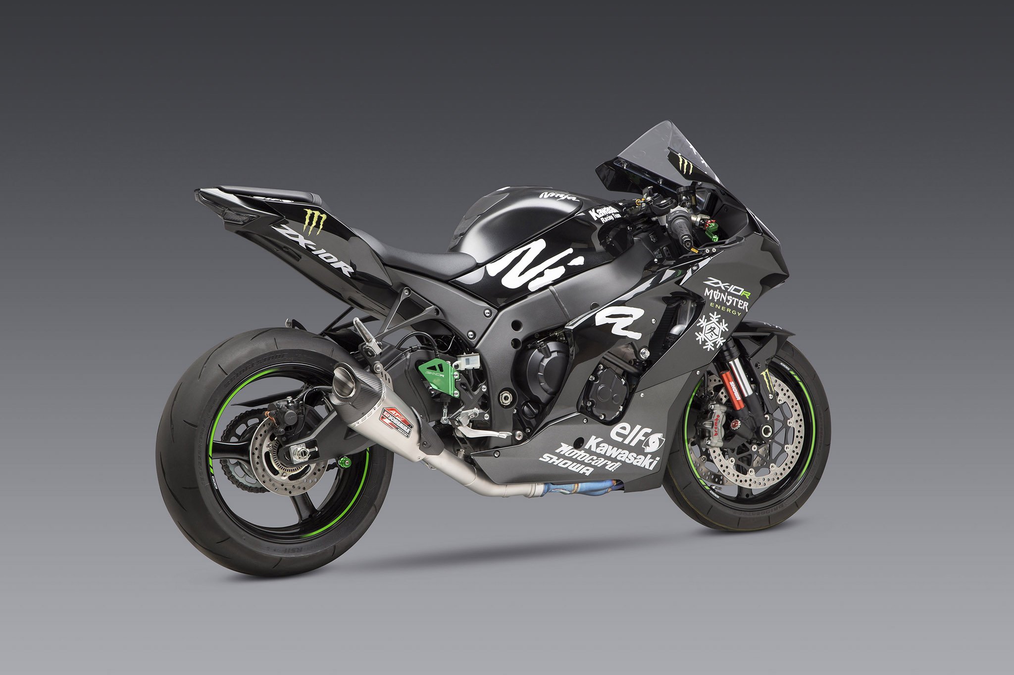 Yoshimura ZX-10R/RR 2021 Race AT2 Stainless 3/4 Exhaust, w/ Stainless Muffler