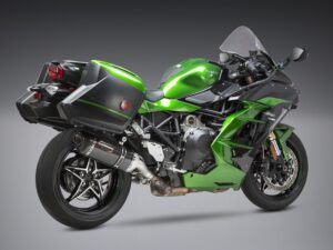 Yoshimura Slip-On Kawasaki Ninja H2 Sx 18-19 Street Alpha So Ss-Cf-Cf Works Fini