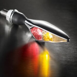 Kellermann micro Rhombus DF chrome Rear Right* with clear glass