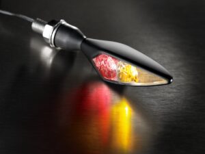 Kellermann micro Rhombus DF chrome Rear Left** with clear glass