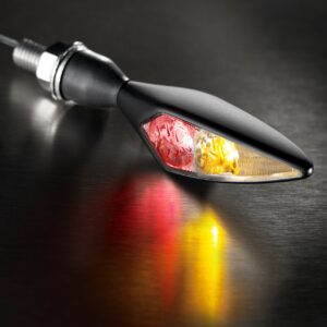 Kellermann micro Rhombus DF chrome Rear Left** with clear glass