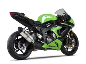Yoshimura Slip-On Kawasaki Zx-6R 2013-18 Street R-77 So Ss-Ss-Cf