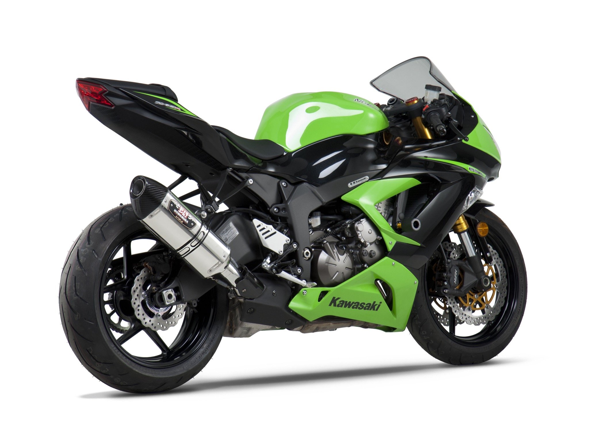 Yoshimura Slip-On Kawasaki Zx-6R 2013-18 Street R-77 So Ss-Ss-Cf