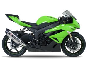 Yoshimura Slip-On Kawasaki Zx-6R 2009-12 Street R-77 So Ss-Ss-Cf