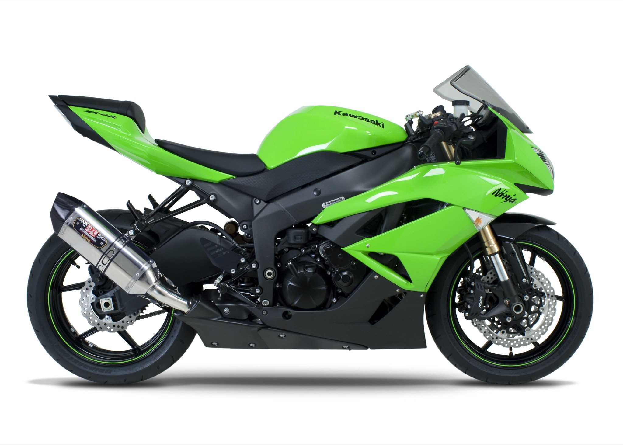 Yoshimura Slip-On Kawasaki Zx-6R 2009-12 Street R-77 So Ss-Ss-Cf