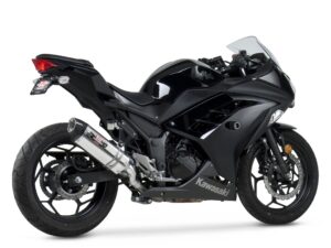 Yoshimura Slip-On Kawasaki Ninja 300 2013-17 Street R-77 So Ss-Ss-Cf