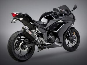 Yoshimura Slip-On Kawasaki Ninja 300 2013-17 Signature R-77 So Ss-Cf-Cf