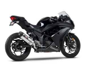 Yoshimura Slip-On Kawasaki Ninja 300 2013-17 Signature R-77 So Ss-Ss-Cf