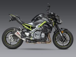 Yoshimura Slip-On Kawasaki Z900(USA) 2017-21 Street AT2 So Ss-Ss-Cf Works Finish