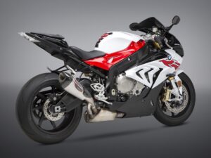 Yoshimura Slip-On Bmw S1000Rr 17-19 Street Alpha T So Ti-Ti-Cf Works Finish