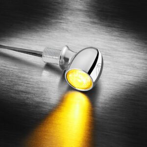 Kellermann Atto® indicator chrome with clear glass