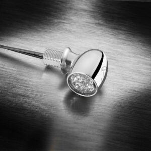 Kellermann Atto® DF LED mini indicator 3 in 1 chrome with clear glass