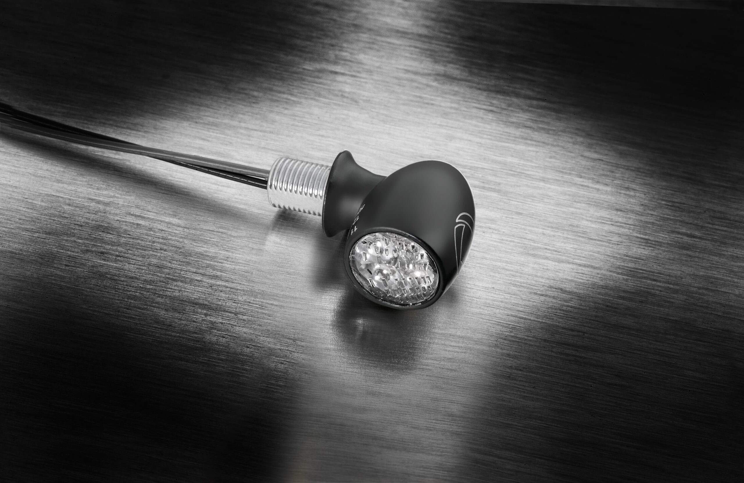 Kellermann Atto® DF LED mini indicator 3 in 1 black with clear glass