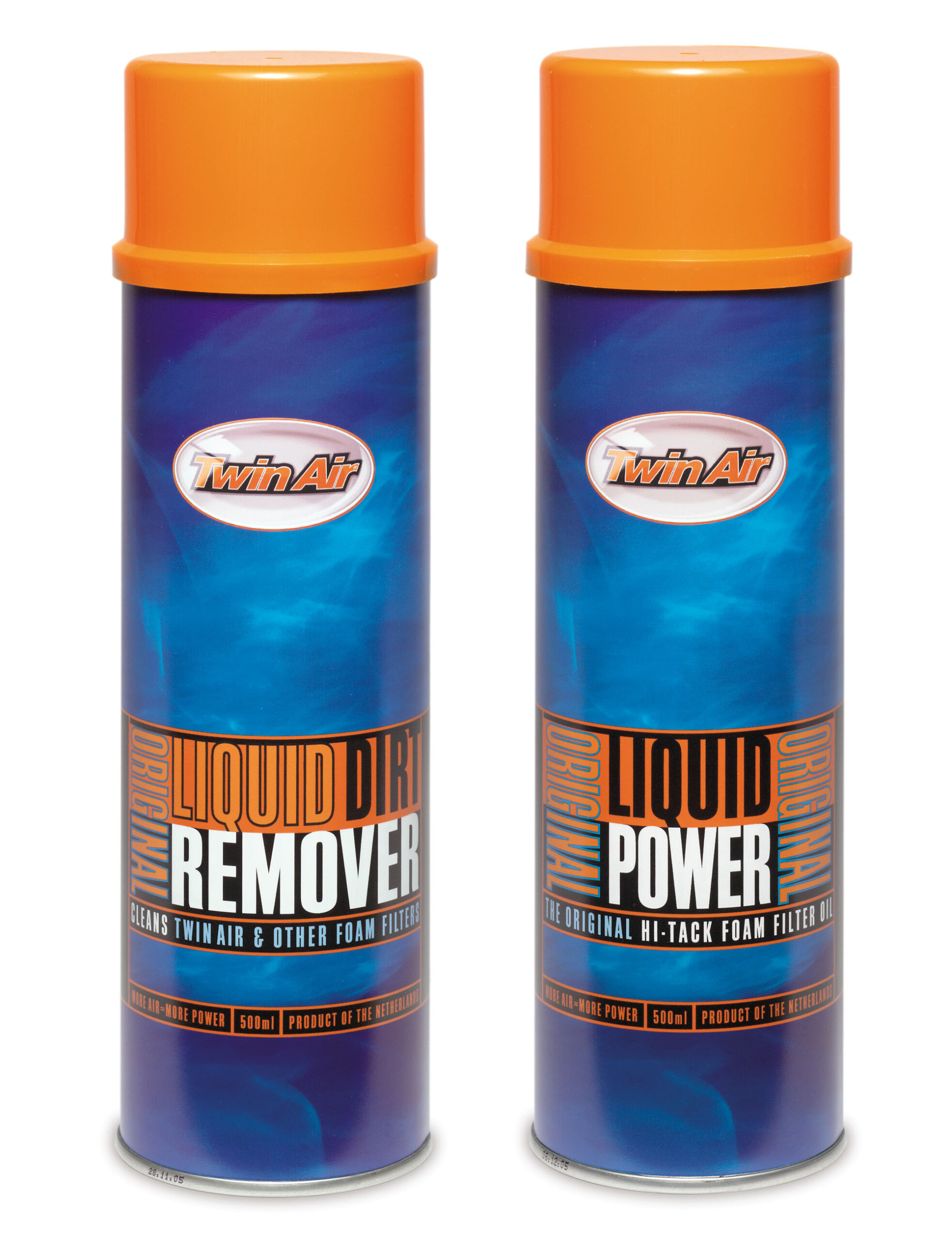 Twin Air Liquid Power Spray + Liquid Dirt Remover Spray Pak (2x500ml) (12) (IMO)