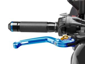 Puig Foldable Brake Lever 16'C/Blue Selector C/Gold