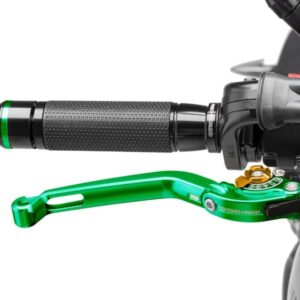 Puig Foldable Brake Lever 16'C/Green Selector C/Gold