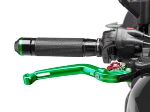 Puig Foldable Brake Lever 16'C/Green Selector C/Red